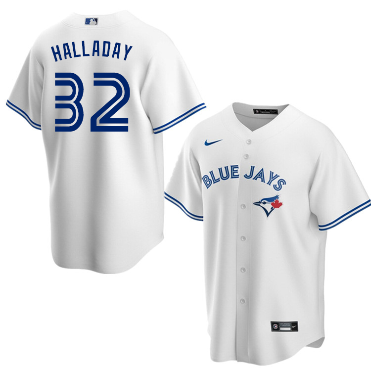 Nike Men #32 Roy Halladay Toronto Blue Jays Baseball Jerseys Sale-White